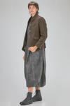 short and slim jacket, in Tyrolean wool shetland - BERGFABEL 