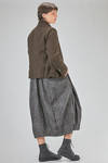short and slim jacket, in Tyrolean wool shetland - BERGFABEL 
