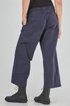 wide trousers in heavy washed cotton canvas - BERGFABEL 