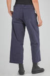 wide trousers in heavy washed cotton canvas - BERGFABEL 