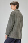 hip-lenght jacket, wide, in suede - BERGFABEL 