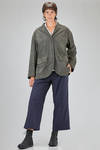 hip-lenght jacket, wide, in suede - BERGFABEL 