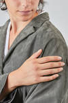 hip-lenght jacket, wide, in suede - BERGFABEL 