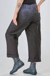 pantalone tipo jeans in denim di cotone organico e canapa tye-and-dye - ATELIER SUPPAN 