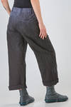 pantalone tipo jeans in denim di cotone organico e canapa tye-and-dye - ATELIER SUPPAN 