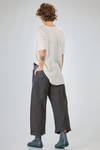 t-shirt lunga e ampia in jersey fiammato di lino - ATELIER SUPPAN 