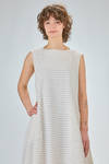 abito longuette, linea morbida e sfiancata, in maglia leggera di seta, lino e cotone - BOBOUTIC 