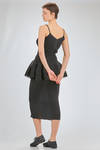 crop top, of recicled polyester and cupro knit with ribs - CFCL 