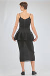 crop top, of recicled polyester and cupro knit with ribs - CFCL 