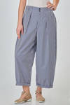 wide pants in light-weight vichy cotton - CINI 
