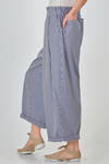 wide pants in light-weight vichy cotton - CINI 