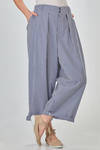wide pants in light-weight vichy cotton - CINI 
