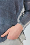 hip length knit, soft, in gauzed blended linen and polyamide knit - F CASHMERE 