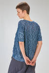 hip length knit, soft, blended linen and polyamide knit - F CASHMERE 
