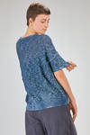 hip length knit, soft, blended linen and polyamide knit - F CASHMERE 