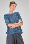 hip length knit, soft, blended linen and polyamide knit - F CASHMERE 