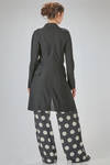 long, fitted blazer jacket in stretch polyester georgette - JUNYA WATANABE 