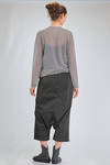 hip length cardigan, regular fit, of cotton and polyester knit with horizontal stripes - JUNYA WATANABE 