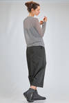 hip length cardigan, regular fit, of cotton and polyester knit with horizontal stripes - JUNYA WATANABE 