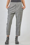 sigarette style trousers of wool and mohair canvas - SAPIO 