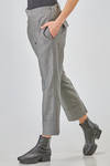sigarette style trousers of wool and mohair canvas - SAPIO 
