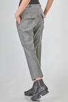 sigarette style trousers of wool and mohair canvas - SAPIO 