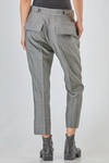sigarette style trousers of wool and mohair canvas - SAPIO 
