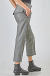 sigarette style trousers of wool and mohair canvas - SAPIO 