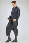 straight-fit shirt in georgette polyester - COMME des GARÇONS - COMME des GARÇONS 