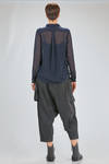 straight-fit shirt in georgette polyester - COMME des GARÇONS - COMME des GARÇONS 