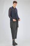 straight-fit shirt in georgette polyester - COMME des GARÇONS - COMME des GARÇONS 