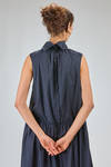 long and wide dress in lightweight washed cotton muslin - MARC LE BIHAN 