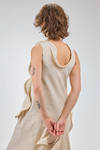 abito ‘sculpture’ sotto al ginocchio, sfiancato in jersey di cotone e spandex - MELITTA BAUMEISTER 