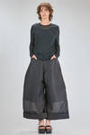 basic hip-lenght t-shirt of super light cotton jersey, doubled on the front - MELITTA BAUMEISTER 