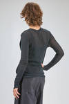 basic hip-lenght t-shirt of super light cotton jersey, doubled on the front - MELITTA BAUMEISTER 