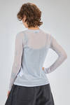 basic hip-lenght t-shirt of super light cotton jersey, doubled on the front - MELITTA BAUMEISTER 