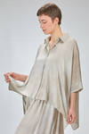 long and wide shirt of silk and elastan crêpe de chine - UMA WANG 