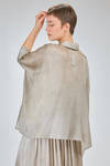 long and wide shirt of silk and elastan crêpe de chine - UMA WANG 