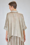 long and wide shirt of silk and elastan crêpe de chine - UMA WANG 