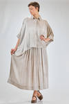 long and wide shirt of silk and elastan crêpe de chine - UMA WANG 