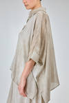 long and wide shirt of silk and elastan crêpe de chine - UMA WANG 