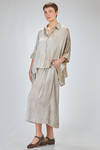 long and wide shirt of silk and elastan crêpe de chine - UMA WANG 